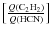 $\left[\frac{Q{\rm (C_{2}H_{2})}}{Q{\rm (HCN)}}\right]$