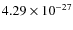 $4.29\times10^{-27}$