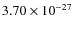 $3.70\times10^{-27}$