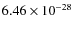 $6.46\times10^{-28}$
