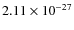 $2.11\times10^{-27}$