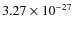 $3.27\times10^{-27}$