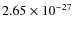 $2.65\times10^{-27}$