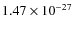 $1.47\times10^{-27}$
