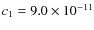 $c_1=9.0\times10^{-11}$
