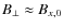 $B_\perp \approx B_{x,0}$