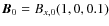 $\vec{B}_0 = B_{x,0} (1,0,0.1)$
