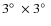 $3\hbox{$^\circ$ }\times3\hbox{$^\circ$ }$