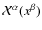 $\mathcal{X}^{\alpha}(x^{\beta})$