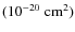 $(\rm {10^{-20}~cm^{2}})$