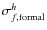 $\sigma_{f,\rm formal}^{{h}}$