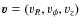 $\vec{v} = (v_{R},v_{\phi},v_{z})$