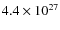 $4.4\times10^{27}$