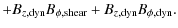 $\displaystyle +B_{z, {\rm dyn}} B_{\phi, {\rm shear}} +
B_{z, {\rm dyn}} B_{\phi, {\rm dyn}}.$