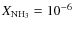 $X_{\rm
NH_3}=10^{-6}$