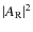 $\vert A_{{\rm R}}\vert^2$
