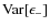 ${\rm Var}[\epsilon_-]$
