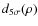 $d_{5\sigma}(\rho)$