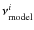 $\nu_{\rm model}^i$