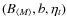 $(B_{\langle M \rangle}, b , \eta_t)$