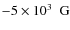 $-5\times10^{3}~~ \rm G$