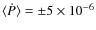 $\langle \dot{P} \rangle=\pm
5\times 10^{-6}$