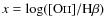 $x=\log([{\rm O}\mathsc{ii}]/{\rm H}\beta)$