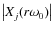 $\abs{X_j(r\omega_0)}$