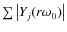 $\sum\abs{Y_j(r\omega_0)}$