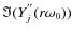 $\Im(Y_{j}^{''}(r\omega_0))$