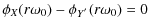 $\displaystyle \phi_{X}(r\omega_0) - \phi_{Y^{'}}(r\omega_0) = 0$