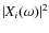 $\abs{X_i(\omega)}^{2}$