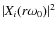 $\abs{X_i(r\omega_0)}^{2}$