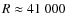 $R \approx
41~000$