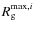 $R_{\rm g}^{{\rm max},i}$