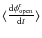 $ \langle \frac{{\rm d}\phi_{\rm open}^{\rm r}}{{\rm d}t} \rangle$