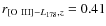 $r_{{\rm [O~III]} - L_{178},z}=0.41$