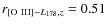 $r_{{\rm [O~III]} - L_{178},z}=0.51$