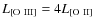 $L_{\rm [O~III]} = 4 L_{\rm [O~II]}$