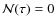 ${\cal{N}}(\tau) = 0$