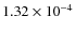 $1.32\times 10^{-4}$