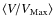 $\langle V/V_{\rm Max} \rangle$