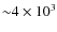 ${\sim} 4\times10^{3}$
