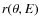 $r(\theta,E)$