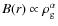 $B(r) \propto \rho_{\rm g}^{\alpha}$