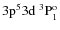 $\rm 3p^53d~^3\rm P^o_1$