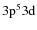 $\rm 3p^53d$