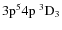 $\rm 3p^54p~^3\rm D_3$