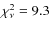 $\chi^2_\nu=9.3$