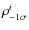 $\rho_{-1\sigma}^i$